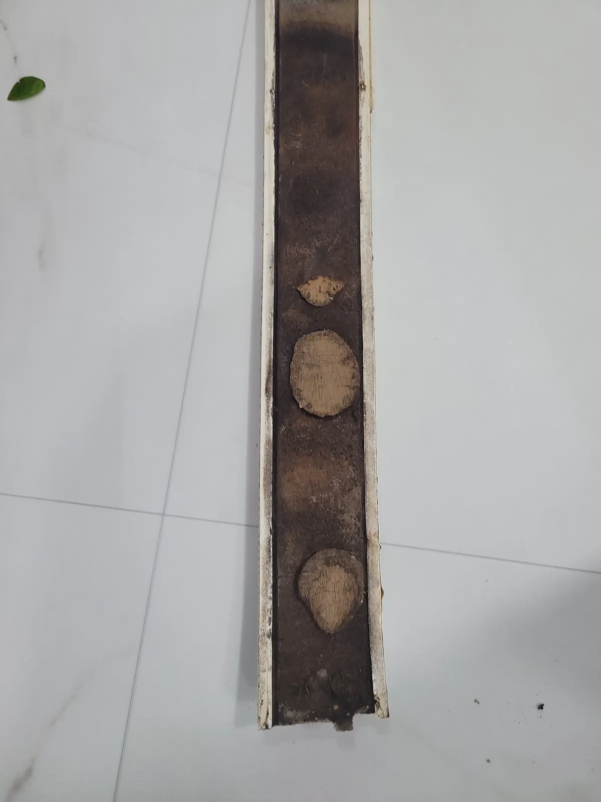 화장실 물먹은 몰딩 교체 시공 과정 사진